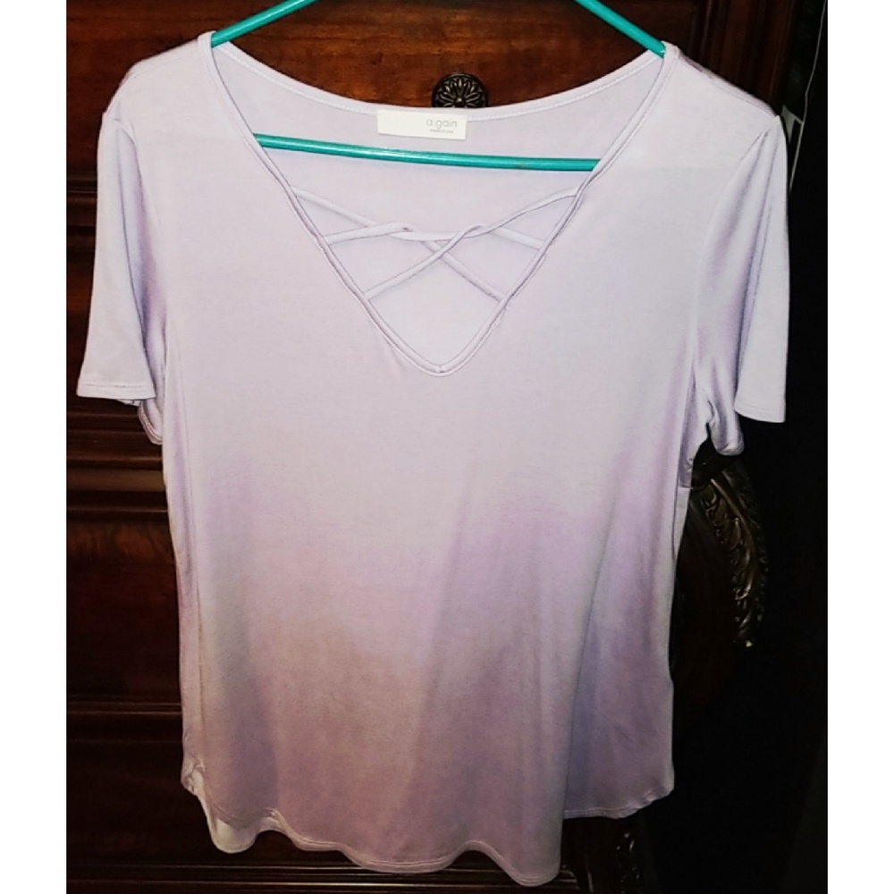 Lavender blouse